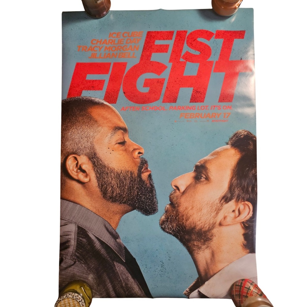 Fist Fight 2017 Promo Movie Poster‎ 27x40 Ice Cube, Charlie Day, Tracy Morgan